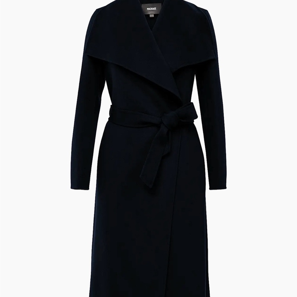 Mackage Mai Double- face wool wrap coat